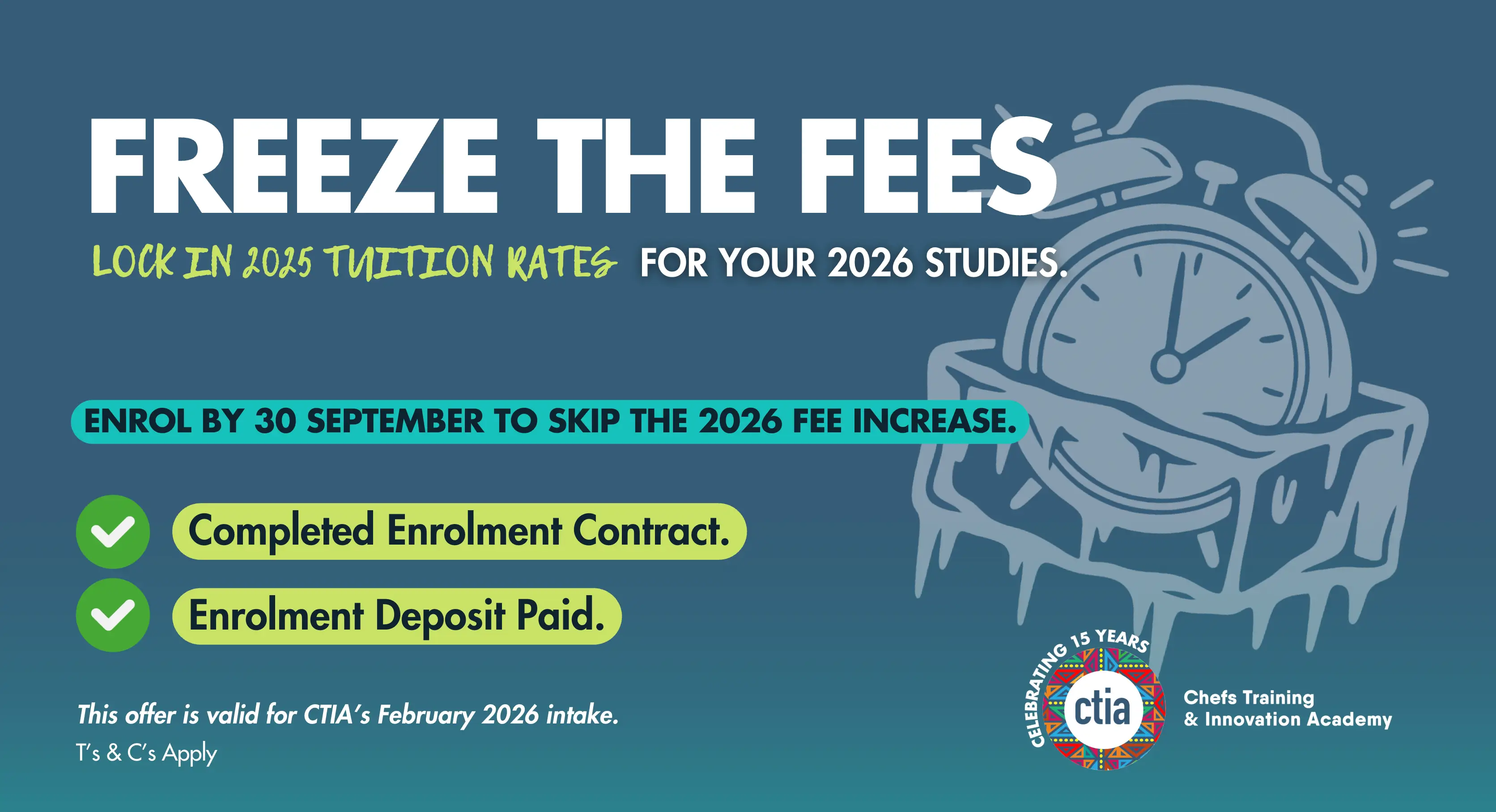 Freeze the Fees